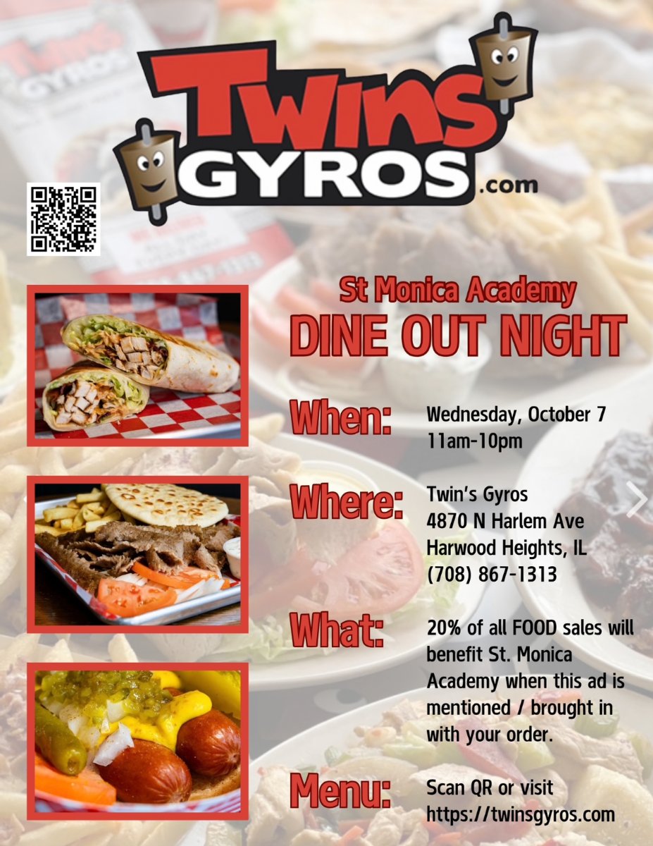 Twins Gyro Dine out night